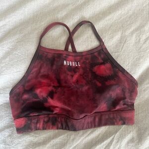 NOBULL Women's Crimson Tie-Dye Sports Bra